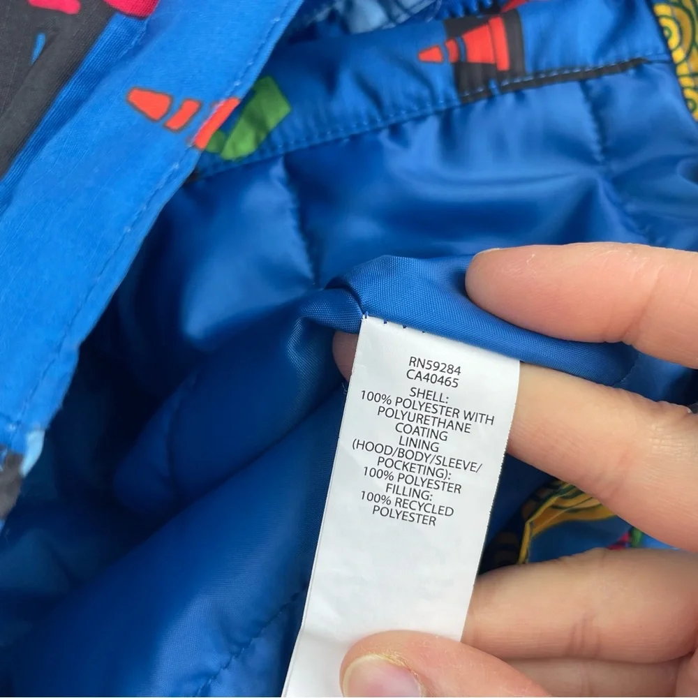 The Children's Place Blue Yellow Truck Full Zip Hooded Coat Jacket Boy 2T